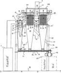 System for Removing Particulate Matter from Biomass Combustion Exhaust Gas Comprising Gas Cyclones and Baghouses