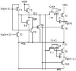 Gate driver on array circuit