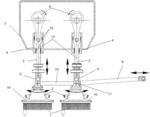 ELLIPTICAL NEEDLELOOM HAVING A SEALED CASING AND A THROUGH GUIDING POT