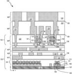 Three-dimensional integrated circuits (3DICs) including upper-level transistors with epitaxial source and drain material