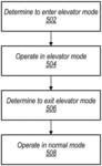 Elevator scenario detection and operation for wireless devices