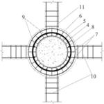 Concrete-Filled Steel Tubular Column-Steel Plate Concrete Ring Beam Joint and Construction Method Thereof