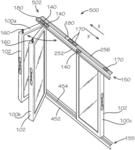 SLIDING DOOR SYSTEM WITH DUAL TRACK ASSEMBLIES