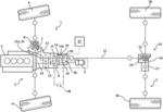 Drive train for a hybrid vehicle, in particular for a temporarily four wheel driven motor vehicle