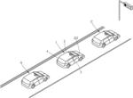 CAR AND METHOD FOR DETECTING ROAD CONDITION AND WARNING FOLLOWING VEHICLE