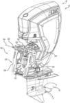 Stern and swivel bracket assembly for mounting a drive unit to a watercraft