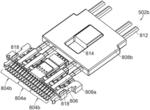 I/O connector configured for cable connection to a midboard