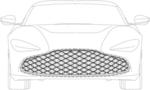 Grille for vehicle or replica thereof