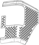 Rear corner body armor kit