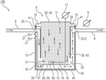 ABSORPTION SYSTEM AND PROCESS WITH A FILTER UNIT FOR THE ABSORPTION OF GAS FROM A MEDICAL APPARATUS