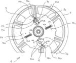 SPEED LIMITER FOR A LIFTING GEAR HAVING BRAKE ACTUATED BY CENTRIFUGAL FORCE