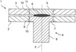 Component having a joining element, component combination of at least two components, and method for production thereof