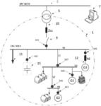 Method for estimating the topology of an electric power network using metering data