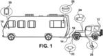 TOWED VEHICLE BRAKING SYSTEM WITH COMBINED VACUUM AND PRESSURE SUPPLY