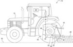 AGRICULTURAL TRACTOR HAVING A SYSTEM FOR IDENTIFYING DOWNSTREAM ROAD USERS
