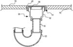 Drain coupler with compressible seal