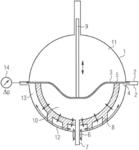 Diaphragm pump having a porous, arched aluminum filter