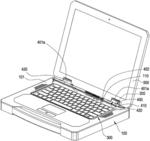 Mobile device keyboard fixing structure