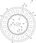 ADHESIVELY-LAMINATED CORE FOR STATOR AND ELECTRIC MOTOR