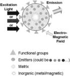 Polymeric organic nanoparticles with enhanced emission