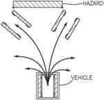 Unobtrusive driving assistance method and system for a vehicle to avoid hazards