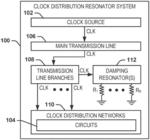 Clock distribution resonator system