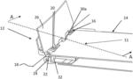 ARRANGEMENT FOR AVOIDING CLASHING BETWEEN AN ACTUATION ASSEMBLY AND AN UPPER COVER OF A FOLDING WING TIP