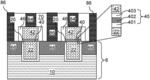 FLASH MEMORY DEVICE INCLUDING A BURIED FLOATING GATE AND A BURIED ERASE GATE AND METHODS OF FORMING THE SAME