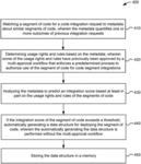 Techniques for integrating segments of code into machine-learning model