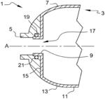 INTERNAL CASING FOR PRESSURIZED FLUID STORAGE TANK FOR A MOTOR VEHICLE