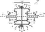 High frequency window formed in a circular waveguide that is plastically deformable to adjust a waveguide length and manufacturing method therefor