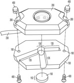 Lighting fixture comprising magnetic base connected to lighting element