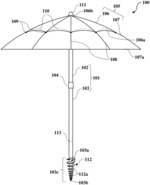 Wind-Resistant Beach Umbrella