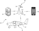 Mobile device application-based aircraft data storage and communication system