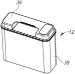 INK AND TREATMENT MATERIAL FILLING SYSTEM HAVING A SINGLE RECEPTACLE COMPATIBLE FOR MULTIPLE INK CARTRIDGES