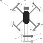 Positioning of in-situ methane sensor on a vertical take-off and landing (VTOL) unmanned aerial system (UAS)
