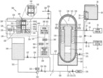 Nuclear reactor cooling arrangement having a stirling engine
