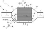 Arrangement with internal combustion engine and heat exchanger