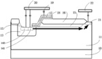 Method of manufacturing an LDMOS device having a well region below a groove