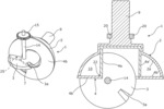 Rotary piston and cylinder device having a dish ringed rotor