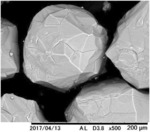 Aluminum nitride particle