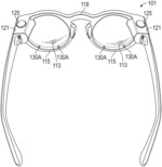 Wearable device with in-eye display capability