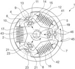 TORSIONAL VIBRATION DAMPER WITH A ROTATIONAL AXIS FOR A POWERTRAIN