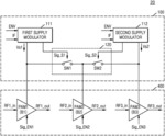 Supply modulating circuit including switching circuit and wireless communication device including the supply modulating circuit