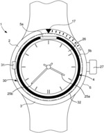 WATCH CASE COMPRISING A DEVICE FOR CONTROLLING A NEAR-FIELD COMMUNICATION DEVICE