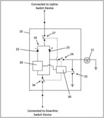 Self-selecting switch devices, perforating gun systems including the self-selecting switch devices, and methods of using the gun systems