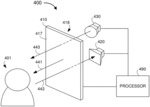 ELECTRONIC DEVICE INCLUDING A CAMERA DISPOSED BEHIND A DISPLAY