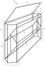 Multi-tier interlinked folding frame