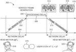 Systems and methods employing predictive overfilling for virtual reality