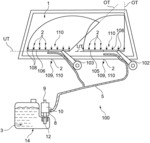 DEVICE FOR SUPPLYING AIR TO A SUCTION SIDE OF A PUMP, COMPONENT UNIT HAVING SUCH A DEVICE AND WIPER SYSTEM